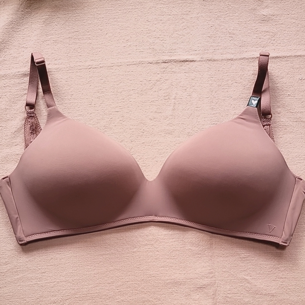 Victorias Secret Wireless Lace-Back Bra 34DD